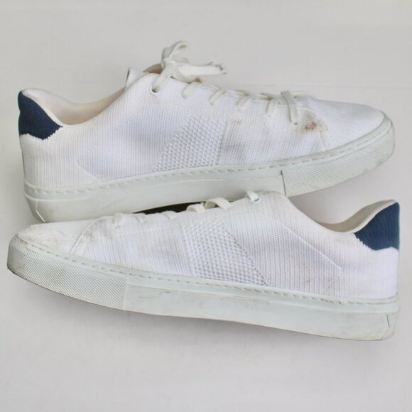 GREATS Men's The Royale Knit 2.0 Sneakers in Classics White & Navy Size 10.5 - Picture 4 of 7
